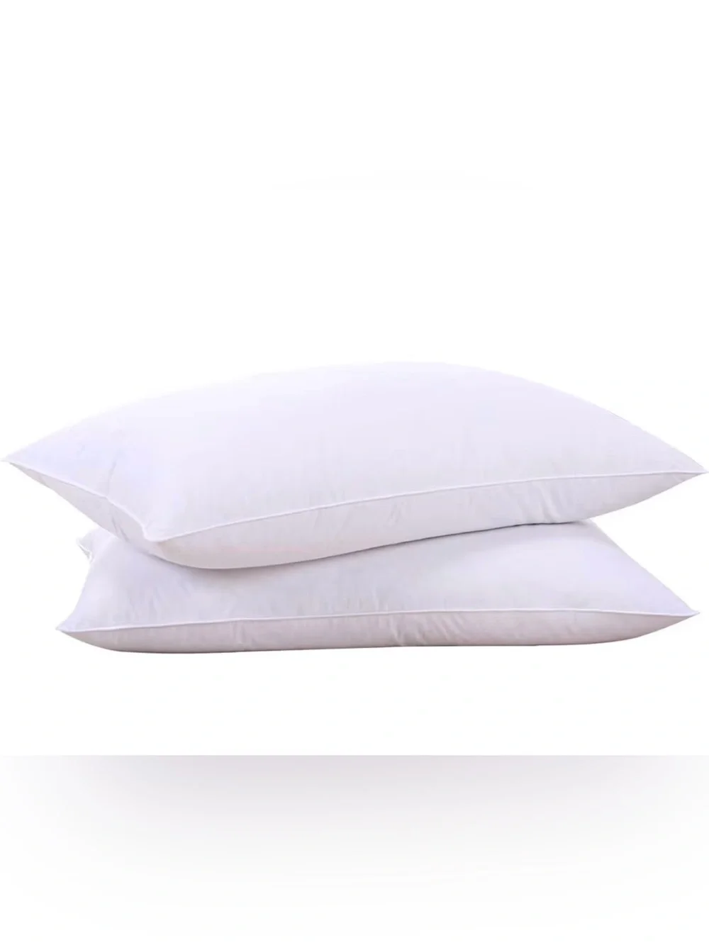 White Feather Down Pillows Standard (2-Pack)